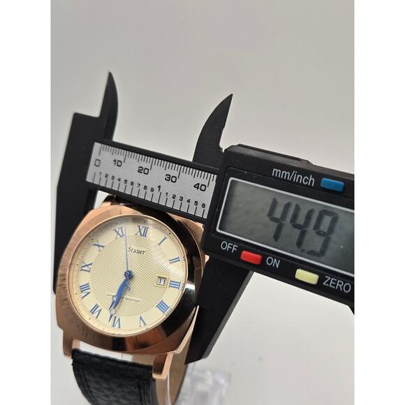 Stauer Gold Tone Watch 50476
